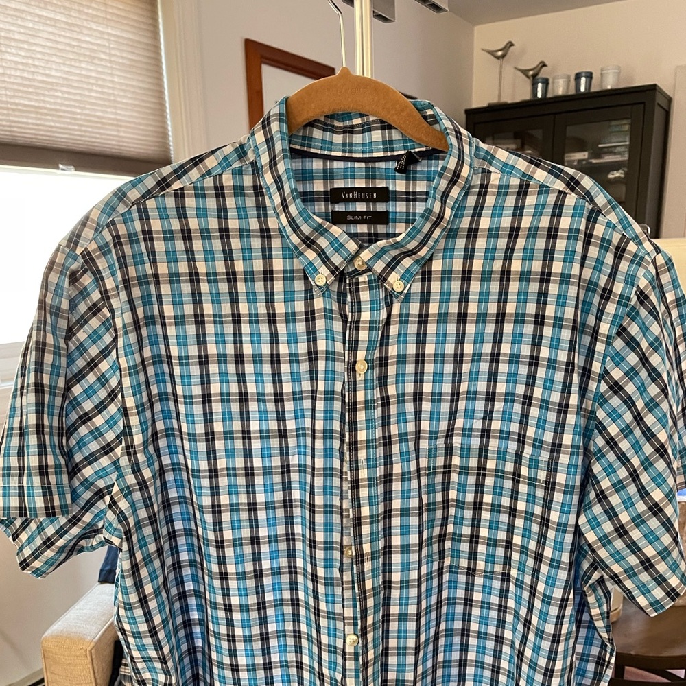 Van Heusen short sleeve button down